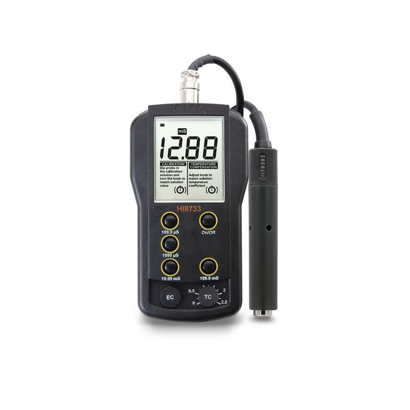 Hanna Instruments HI-8733 Portable Multi-range Conductivity Meter