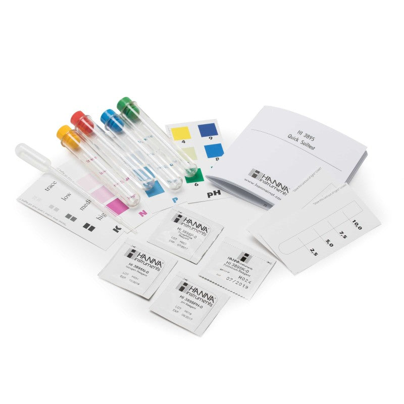 Hanna Instruments-3895 Soil test kit for pH, Nitrogen, Phosphorus and Potassium