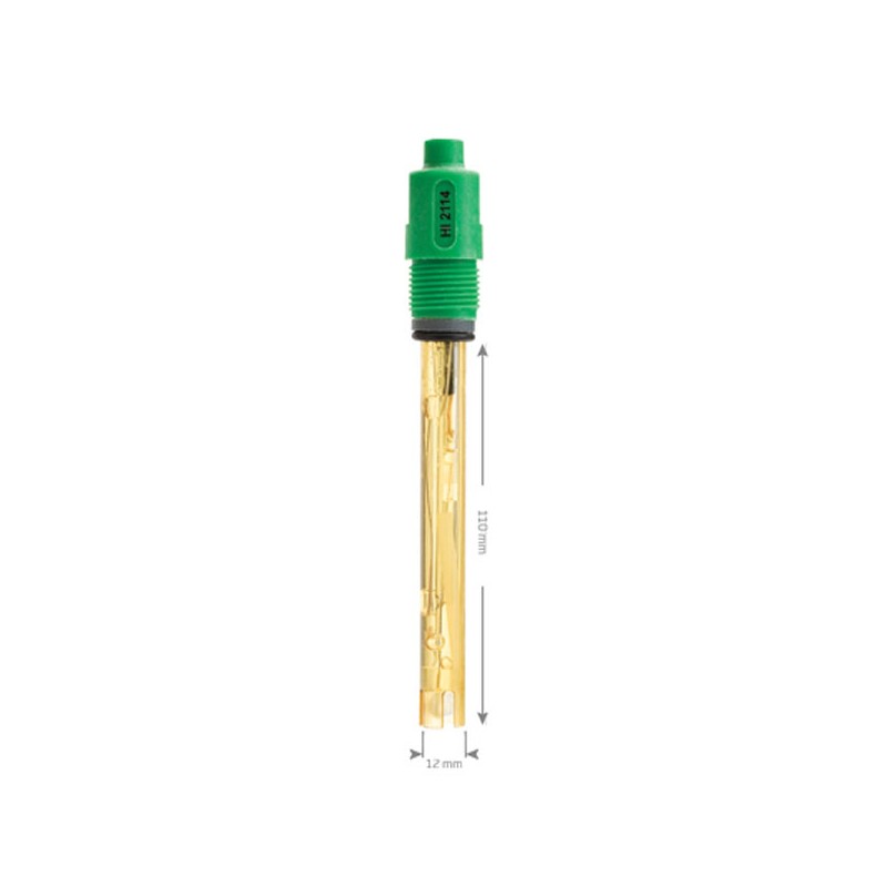 Hanna Instruments HI-2114P/5  Spare pH Electrode for general purpose use and agricultural applications, 5m cable