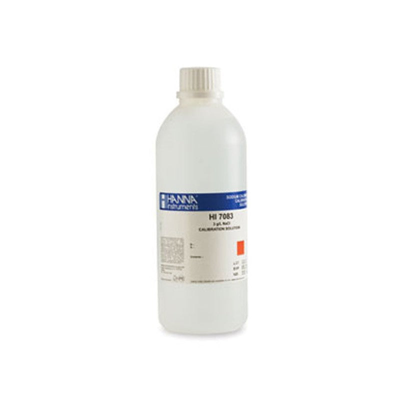 Hanna Instruments-7083M Standard Solution at 3.0 g/L Sodium Chloride NaCl