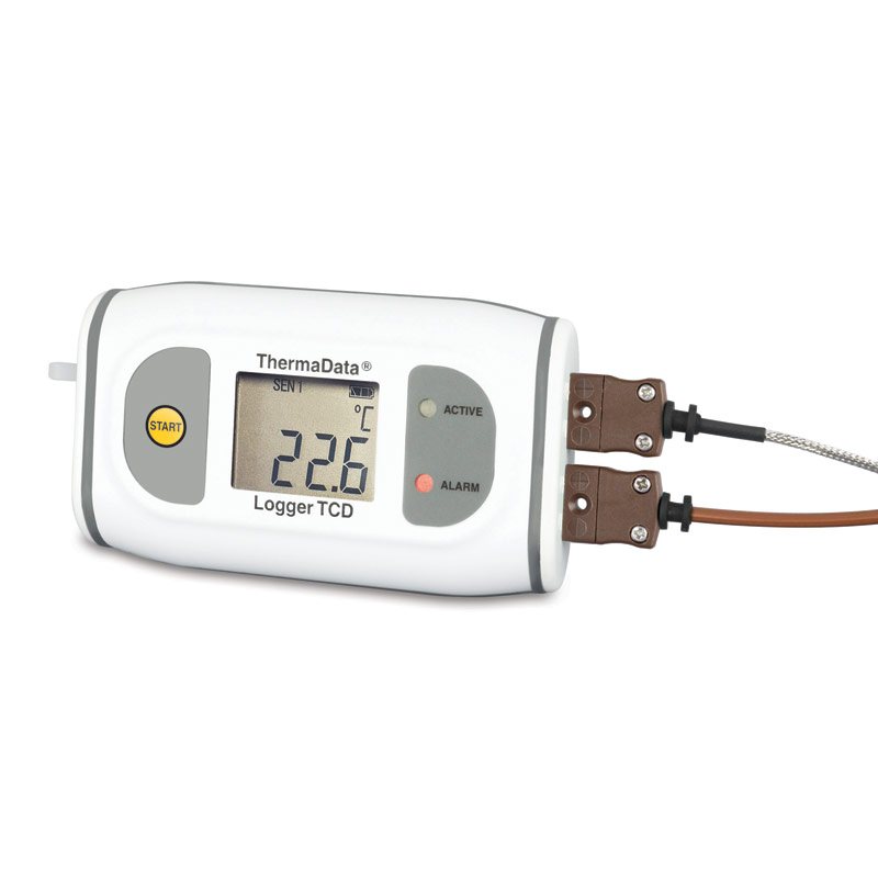 ThermaData® Thermocouple Loggers for High Temperature Applications