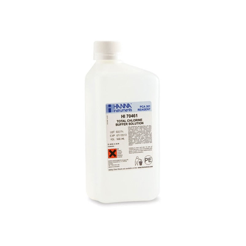Hanna Instruments HI-70461 Total Chlorine Buffer Solution - PCA, 500ml