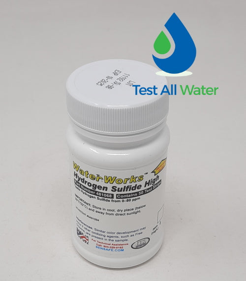 Hydrogen Sulfide High Range 0-80ppm (Bottle of 50 tests)