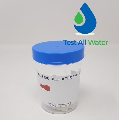 Palintest Arsenic Filter Paper (Labelled Red)