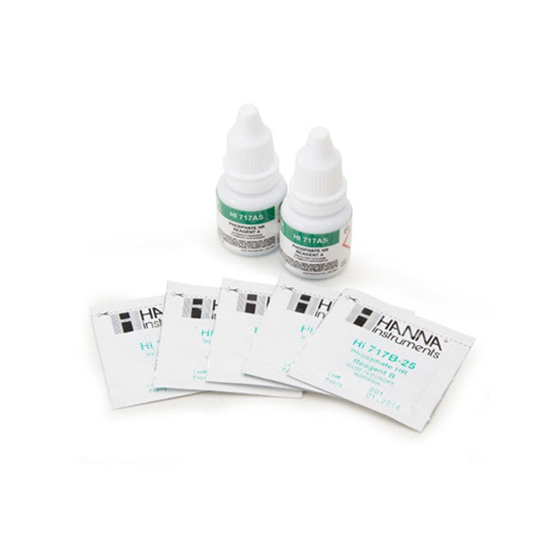 Hanna Instruments HI-717-25 Reagents For Phosphate HR Checker