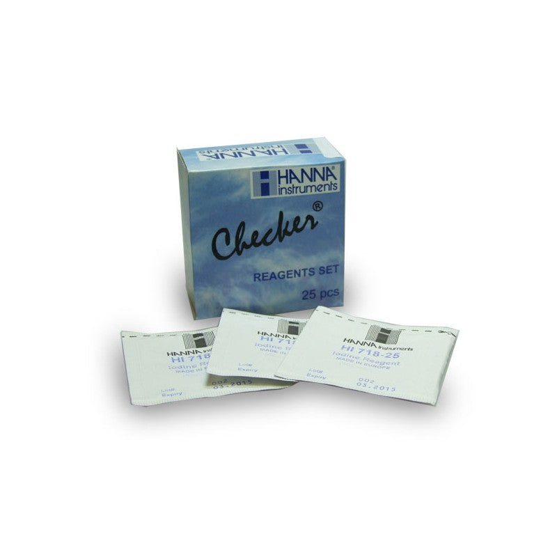 Hanna Instruments HI-718-25 Reagents for HI-718 Iodine Checker