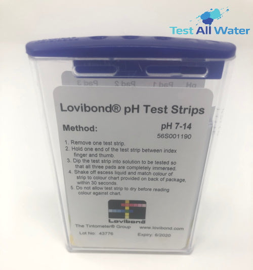 Lovibond pH (pH FIX) 7-14 Test Strips