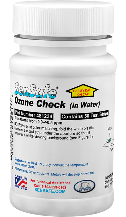 Sensafe Ozone Check, bottle of 50