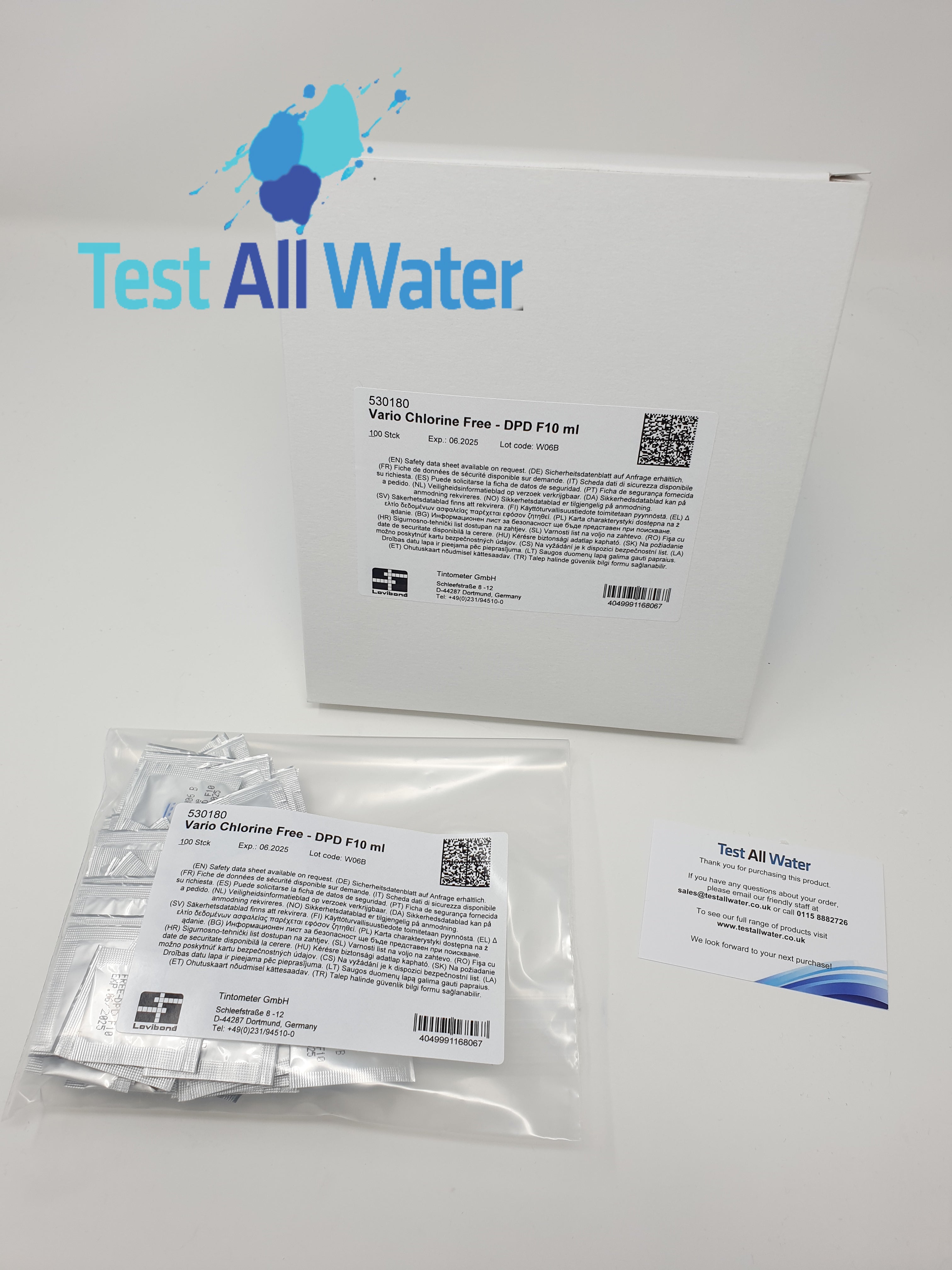 Lovibond Vario Chlorine Free DPD F10ml