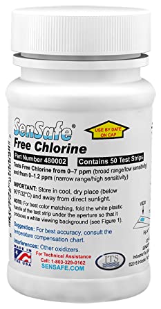 SenSafe Free Chlorine & pH- bottle of 50