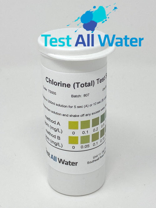 Chlorine Total Test Strips [0-10ppm] (50Pk)
