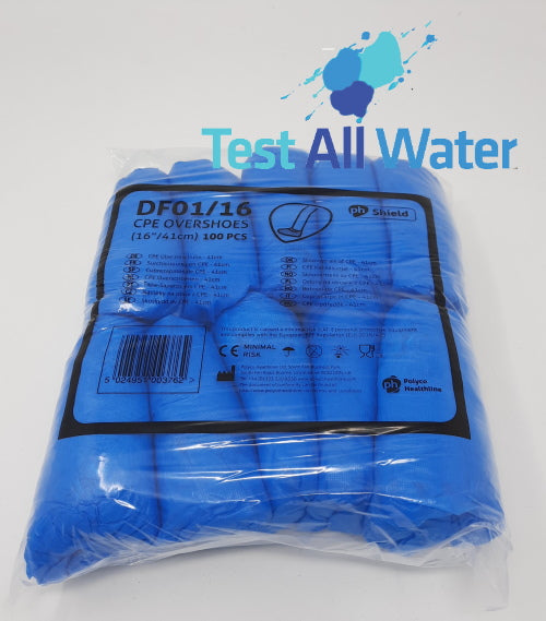 CPE OverShoes 40cm/16 Inches (100 Pack)