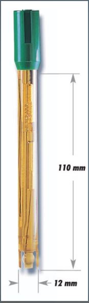 Hanna pH electrode, gel electrolyte; Use for general purpose, DIN connector