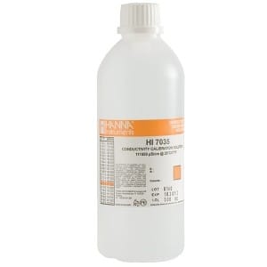 Hanna Instruments-7035L 111 800µS/cm Conductivity Solution, 500 mL bottle