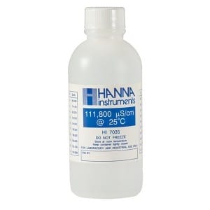 Hanna Instruments-7035M 111 800µS/cm Conductivity Solution, 230 mL bottle