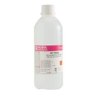 Hanna Instruments-70442L 1500 mg/L (ppm) TDS Calibration Solution, 500 mL bottle