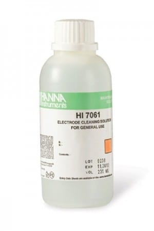 Hanna Instruments-7061M General Electrode Cleaning Solution, 230 mL bottle