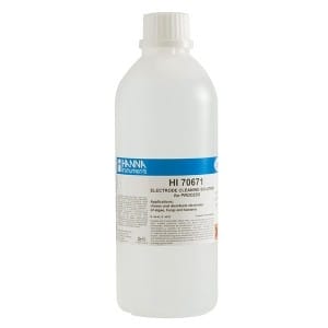 Hanna Instruments-70671L Electrode Cleaning Solution for Algae, Fungus and Bacteria, 500 mL