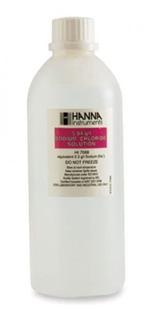 Hanna Instruments-7088M Standard Solution at 5.84g/L sodium chloride (NaCl), 230ml