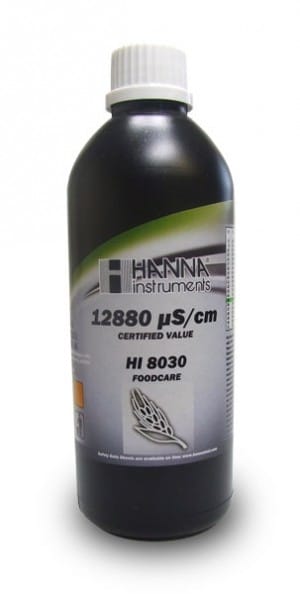 Hanna Instruments-8030L Foodcare Conductivity Solution - 12 880uS