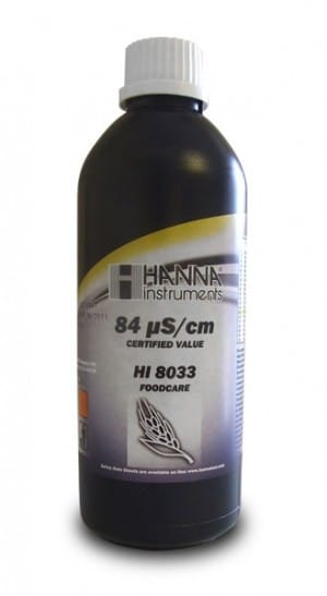 Hanna Instruments-8033L Foodcare Conductivity Solution - 84µS/cm