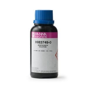 Hanna Instruments-83749-20 Bentocheck solution, 100ml, for use with the Hanna Instruments-83749-02 Turbidity meter