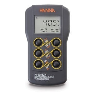 Hanna Instruments-93552R Dual-channel, K,J,T-type Thermocouple Thermometer