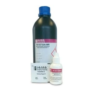 Hanna Instruments-93735-01 Total Hardness Medium Range Colorimetric Reagents, 100 tests