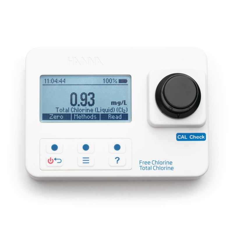 Hanna Instruments HI-97711 FREE AND TOTAL CHLORINE PORTABLE PHOTOMETER