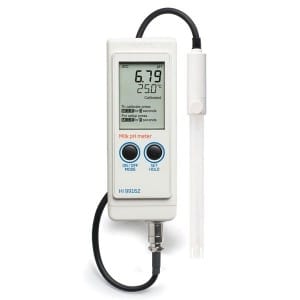 Hanna Instruments-99162 Portable pH/Temperature Meter for Milk Analysis
