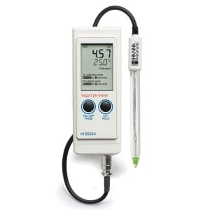 Hanna Instruments-99164 Portable pH/Temperature Meter for Yogurt Analysis