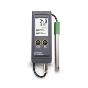 Hanna Instruments-991001 Extended Range pH Meter with pH electrode & Â°C sensor