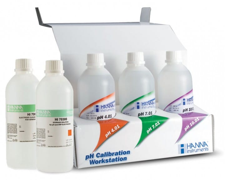 Hanna Instruments-54710-11 Combination pH Buffer Solution Kit