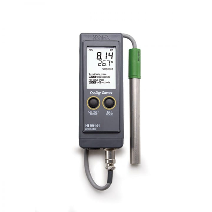 Hanna Instruments-99141 Portable Waterproof pH meter Boilers and Cooling Towers
