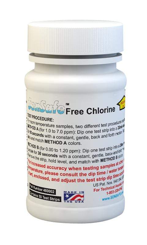 Chlorine- Free, bottle of 50