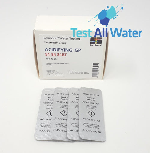 Lovibond Acidifying GP Tablets