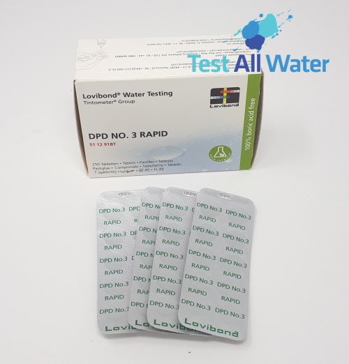 Lovibond DPD No 3 Rapid Dissolve Tablets-250 (Damaged Box)