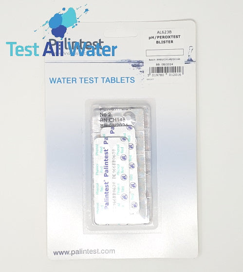 Palintest Hydrogen Peroxide and pH Pooltester Refill Pack